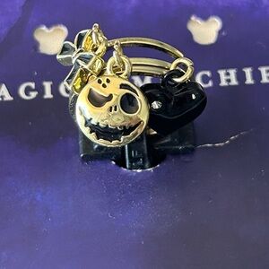 New Disney Parks Jack Skellington Nightmare Before Christmas Charms Ring size 6